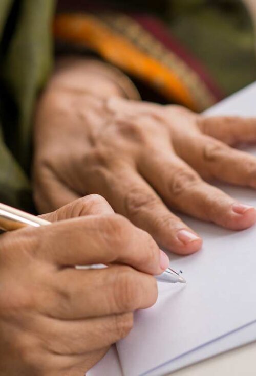 A holographic will is a handwritten and testator-signed document and is an alternative to a will produced by a lawyer. Being of sound mind is a crucial provision in determining the validity of a holographic will. Some states do not recognize holographic wills.