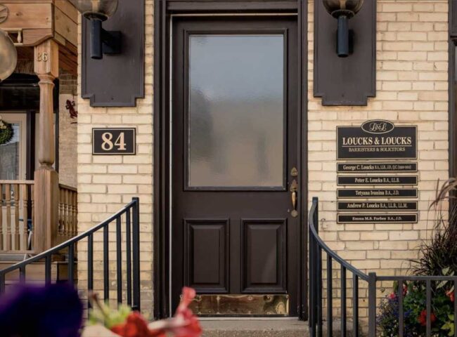 Loucks & Loucks LLP – Barristers & Solicitors – Powers of Attorney, Wills, Trusts, Estates & Estate Planning – Chesley, Ontario, Canada
